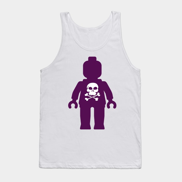 Minifig with Skull Design Tank Top by ChilleeW